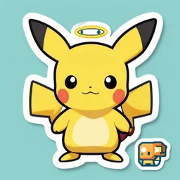 cute miss mascot nodulithe nodulithe roggenrola pokemon sticker art, cronobreaker, beeple game icon