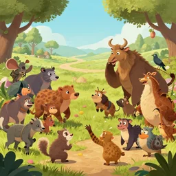 a army of animals getting revenge on humans