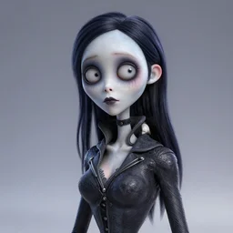 girl, hiroyuki takahashi style, 3 d perfect render style, corpse bride style, 3 d perfect render style