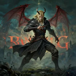 snufkin in hell as character from elden ring in style of elden ring, digital illustration portrait design, by android jones and greg rutkowski, retrowave color scheme, detailed, cinematic lighting, wide angle action dynamic portrait