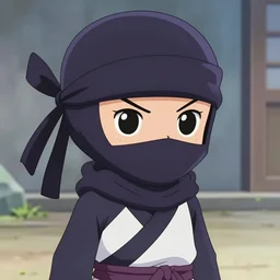 seductive, cute young ninja, nendroid, stephen bliss style