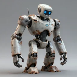 broken oily dirty robot decaying trending in artstation 4 k 8 k hd high detail smooth