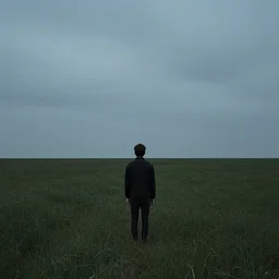 a lonely man, in a world without love
