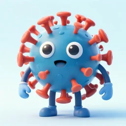 an anthropomorphic covid - 1 9