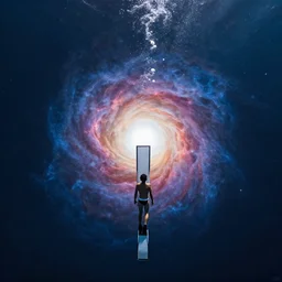 diving into the mind of the unending universe hyper realistic