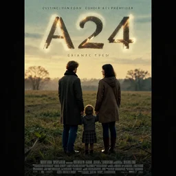 cinematic movie poster for critically acclaimed A24 film