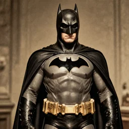 a old timey picture of batman, hd, old timey, intricate detail, old, vintage