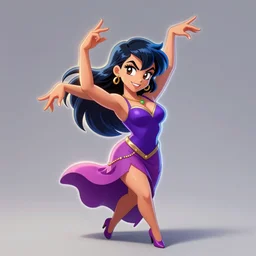 semi realistic portrait  Salsa Dancing  in the game psx bust a move and bust a groove spinoff by Artgerm Lau , color overlay, rim light and highlights ,   Gesture draw, Salsa Social Dance, couple, Salsa tricks, WLOP,  Hyung-tae Kim, Rossdraws, Gesture draw,  James Jean, Andrei Riabovitchev, Marc Simonetti, and Sakimichan, trending on artstation