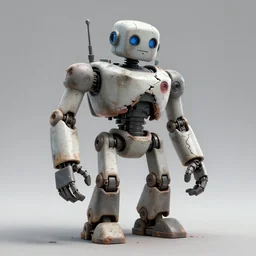 broken grime dirty robot decaying trending on artstation 4 k 8 k hd high detail smooth
