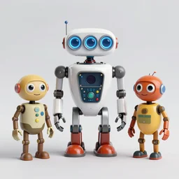 ( ( ( ( ( 1 9 5 0 s robot with three eyes vincent, walle, johnny - five. b 9 robot robert kinoshita robby the robot, drone, android. muted colors. ) ) ) ) ) by jean - baptiste monge!!!!!!!!!!!!!!!!!!!!!!!!!!!!!!