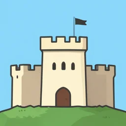 simple vector ilustration of a citadel