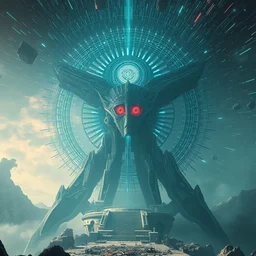 memento of the rei ayanami, the android kannon mindar leviathan awakening from japan in a radially symmetric alien megastructure turbulent bismuth glitchart luminism romanticism by john william waterhouse. atmospheric cinematic environmental & architectural design concept art by tom bagshaw jana schirmer jared exposure to cyannic energy, darksouls concept art by finnian macmanus, this is not