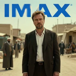kurdish capitalist in a movie directed by christopher nolan, movie still frame, promotional image, imax 7 0 mm footage