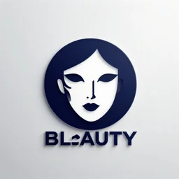 beauty logo design. award winning logo, design award, modern, elderberry, illustration, bold, clean, simplicity, minimalist, beautiful face, futuristic, digital art, sci - fi, unreal engine, cinematic, octane render, clear sharp focus,
