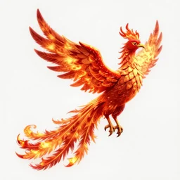 photograph of the phoenix, the majestic mythical bird with the plumage of fire, beautiful intense light of fire, hyper detailed, photography, marc simonetti, john howe