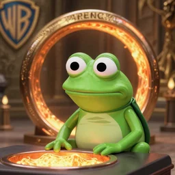 pepe frog as doc, film still the lord of the rings, ring lava scene, high quality, hd, 4 k, warner, hbo, cinema frame