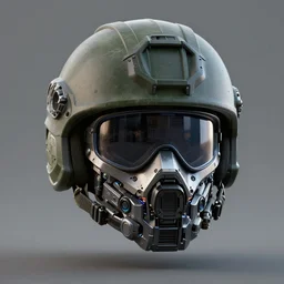 military headgear helmet nano tech mechanical mask vision future trending on artstation digital paint 4 k render unreal engine digital painting