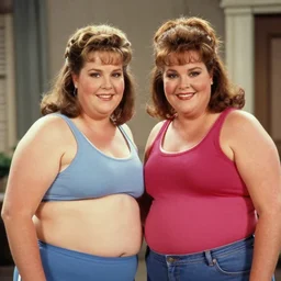 film still from sister act 2 with Deloris Van Cartier obese
