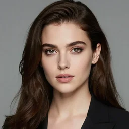a beautiful portrait of young flavia lucini as femme fatale bond villain, highly detailed, in the style of cinematic, getty images, milan fashion week backstage, makeup by pat mcgrath, greg rutkowski