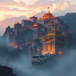 city of lhasa, digital art
