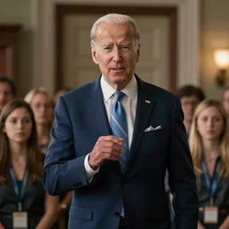 film still of biden in the new mean girls movie, 4 k