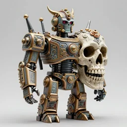 3 d ornate carved robot with tattoos profile portrait, sigma 5 0 0 mm f / 5. beautiful intricate highly detailed quetzalcoatl skull. bioluminescent, plasma, lava, ice, water, wind, creature, thunderstorm! artwork by tooth wu and wlop and beeple and greg rutkowski, 8 k trending on artstation