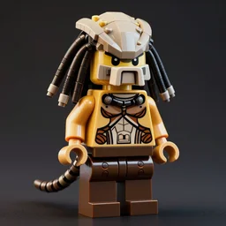 a lego figurine of the predator, artstation, concept art, smooth, sharp focus ilustration hq, painting in the style of the movie poster, octane render, hyperrealistic, aenaluck, artgerm and roberto ferri and greg rutkowski