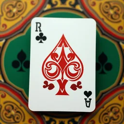 background of the front of a playing card