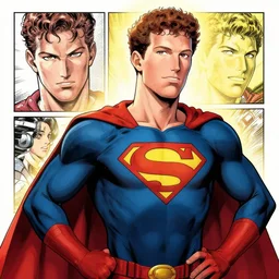young mark zuckerberg as a manga superhero