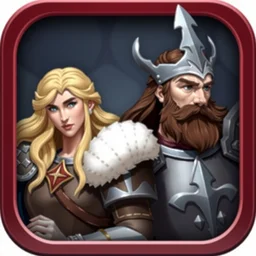 lancelot and guinevere, app icon, 4 k