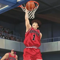 sam hyde dunking a basketball, screenshots from the miyazaki anime movie