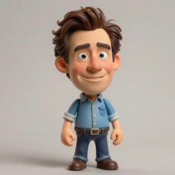 a comic drawing caricature of steve buscemi as a cheeky pixar character claymation action figure, high quality, 8 k, soft lighting, diorama, realistic materials, by frank frazetta, simon bisley, jack kirby, marlene dumas