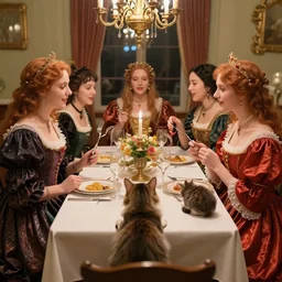 accidental renaissance dinner with cat people
