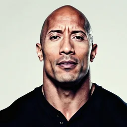 a portrait of Dwayne Johnson, made by Andy Warhol, two tone, very high contrast, only black and white, simplistic, extremely high contrast, two tone, notan art, by Andy Warhol, minimalistic,