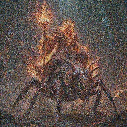 a undead fire mage lord riding ontop a spiky insect lord dramatic lighting cinematic establishing shot extremely high detail foto realistic cinematic lighting post processed