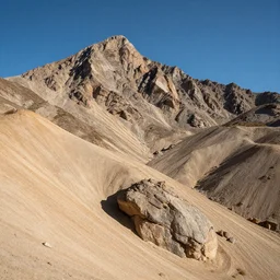 rocky sandy mountainous landscape. by simon fetscher