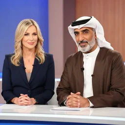 ossama bin laden as a tv host with elen degeneress