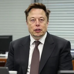 elon musk as dwight from the office tv series