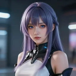 the portrait of a beautiful anime girl, futuristic, modern, cinematic atmosphere, artstation, deviantart, high detail, high definiton, ultra realistic, photo realistic, 4 k, uhd,