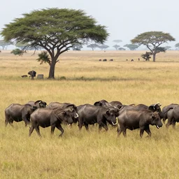 award winning nature photography of a herd of humans in their natural habitat