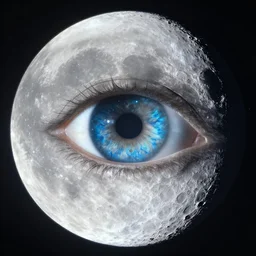 galactic eye of the moon