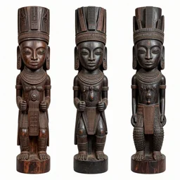 african ancient elvish tribal god wooden totem, intricate artwork by Kehinde Wiley, Kara Walker James jean, Noah Bradley, very coherent stylized artwork, cinematic, hyper realism, high detail, Vibrant chromatic colors, High contrast, higly detailed black ink outline, no crop