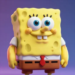 hyperrealistic 3 d rendering, fat smooth cronenberg flesh monster spongebob close up, action figure, sofubi, studio lighting, colored gels, colored background, xf iq 4, 1 5 0 mp, 5 0 mm, f 1. 4, iso 2 0 0, 1 / 1 6