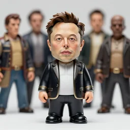 closeup of a tin toy elon musk, depth of field, zeiss lens, detailed, symmetrical, centered, fashion photoshoot, by nicoletta ceccoli, mark ryden, lostfish, earl nore, hyung tae, frank frazetta, breathtaking, 8 k resolution, extremely detailed, beautiful, establishing shot, artistic, hyperrealistic, octane render