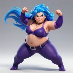 thick chubby filipina supervillain, electric - blue hair, action pose, dynamic colors, ilya kuvshinov, kyoani, artgerm, krenz cushart, hiroaki samura, yoshinari yoh, james jean, katsuhiro otomo, erik jones, cel shaded, anime poster