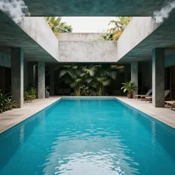photo of a liminal space, pool