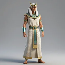 complex 3 d render hyper realistic full length illustration of a handsome! calm powerful athletically built white haired demon necromancer, egyptian robes, warrior, viking, asura arms, porgas d ace, hell boy, flame god, d & d, dio from jojo's bizarre adventures, broly, medieval fantasy, draconic, character design, intricate, octane render, concept art, resin, 8 k, hd, epic scene, dante's inferno, symmetrical, art by takeshi obata + billelis + hirohiko araki + artgerm + alphonse mucha