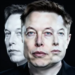 elon musk in white skin, perfect faces, award winning photography