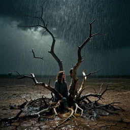 nemesis rain drought death crop, terese nielsen, steve argyle, intricate, cinematic, dramatic lighting, 8 k resolution,