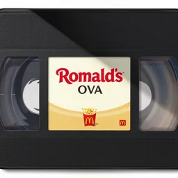 screenshot of the Ronald McDonald OVA Anime, vhs